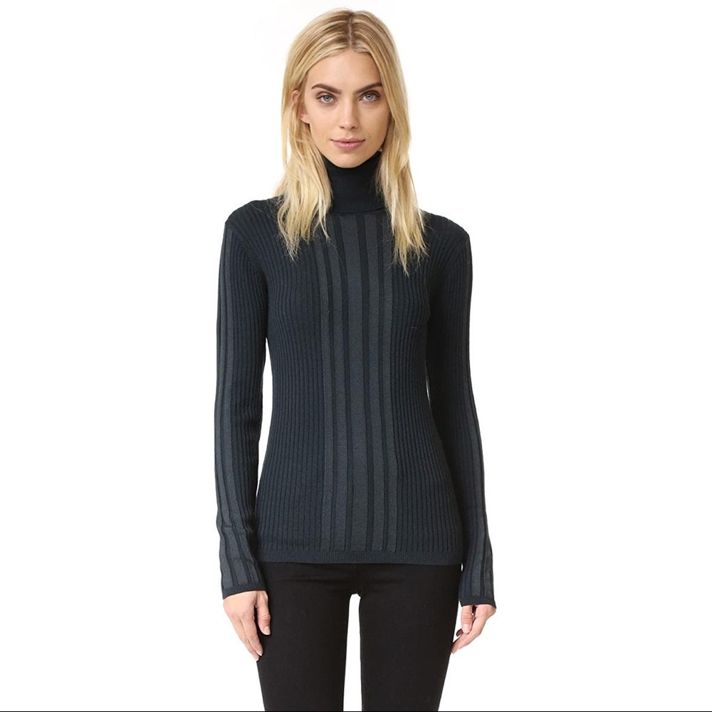 DKNY Ribbed Turtleneck Pullover